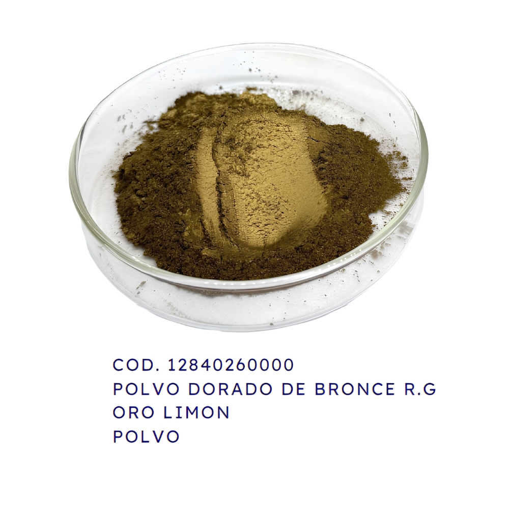 17 POLVO DORADO DE BRONCE R.G ORO LIMON POLVO - Imagen 1